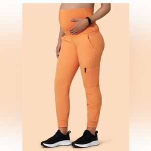 Women's Orange Cargo Pants